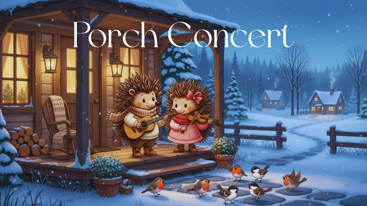 Just Click and Dance... | Cozy Winter Music on the Porch.