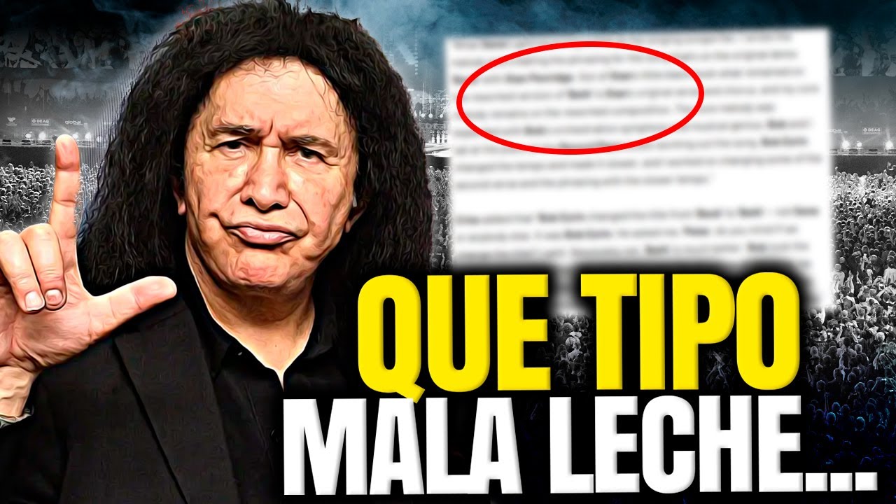 GENE SIMMONS es UN P3L0TUD*...