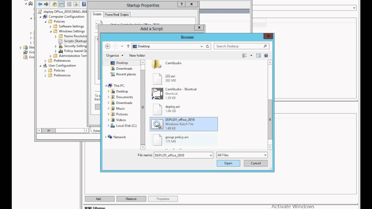 Deploy office 2010