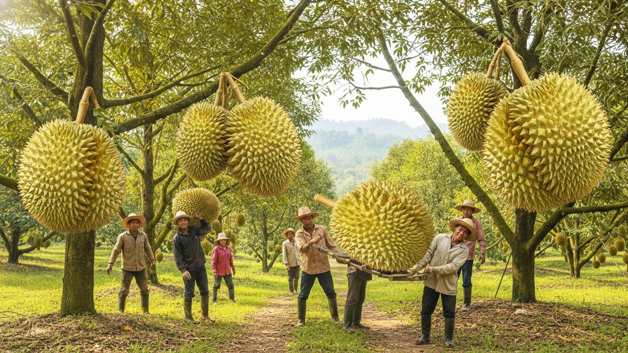 How Premium Musang King Durian is Grown, Harvested & Exported | Inside the Farm Secrets