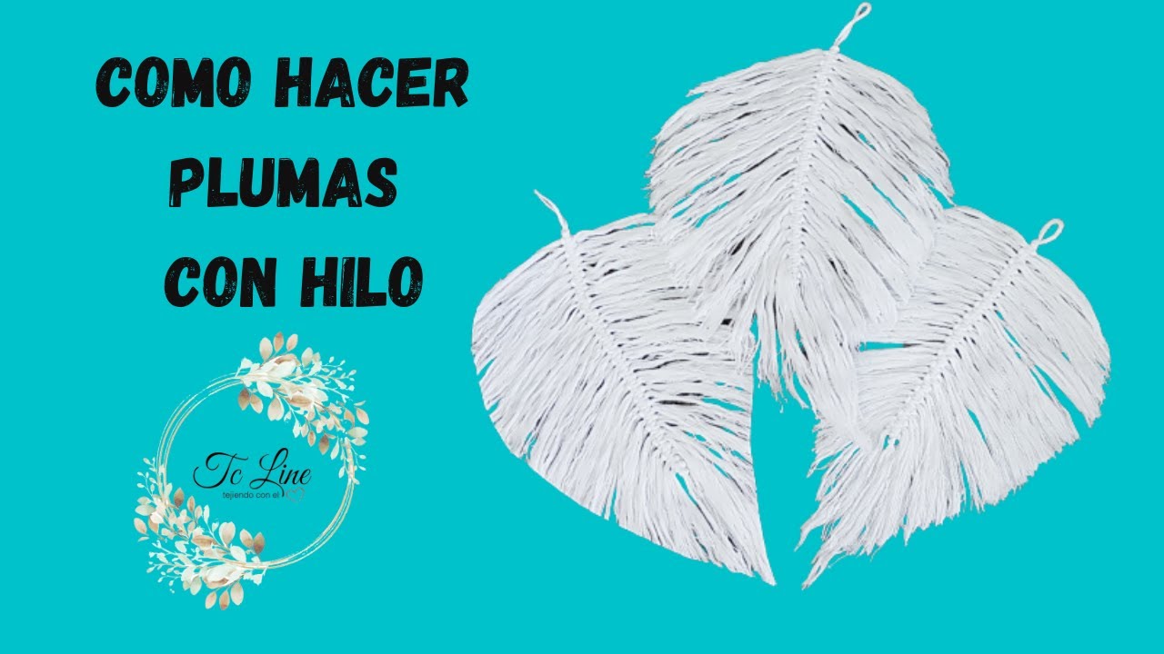 Atrapasueños parte 3 (Como hacer las plumas)