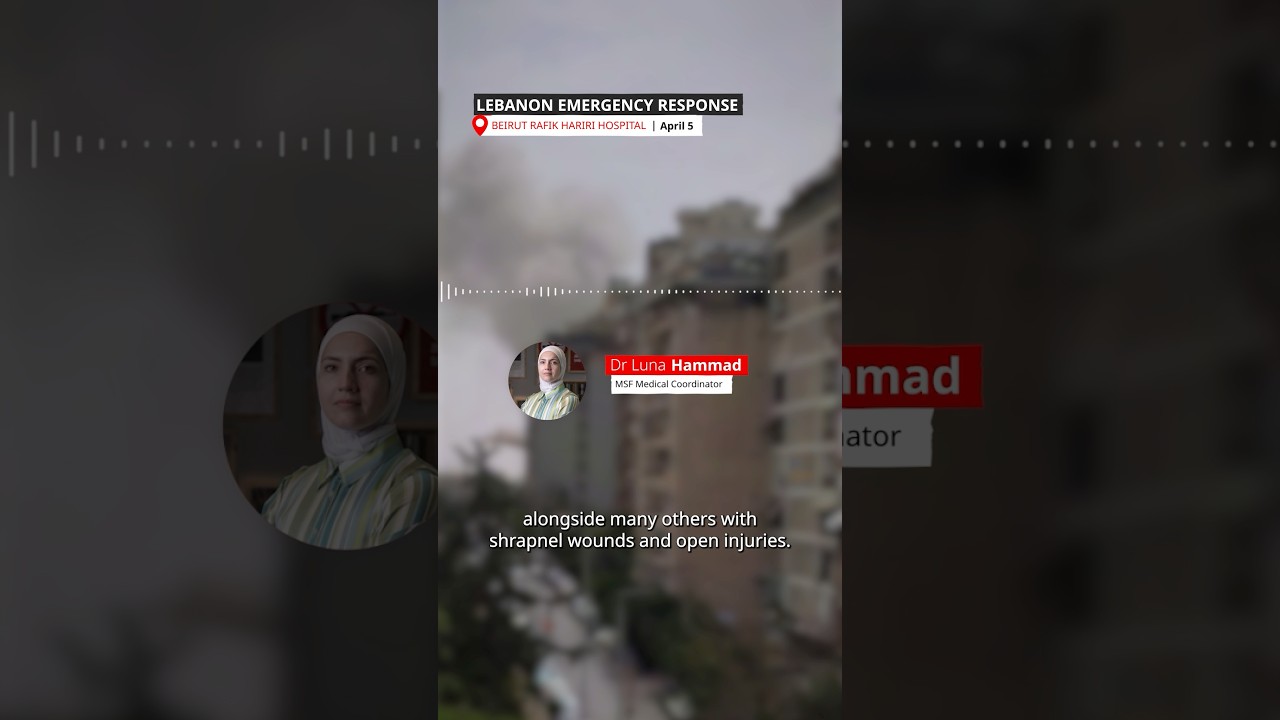 Lebanon: MSF responds after Israeli airstrike hits Beirut neighborhood