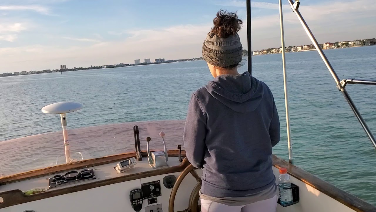 1985 Tung Hwa Senator Trawler sea Trial #2