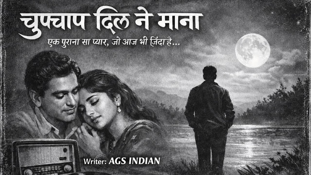 चुपचाप दिल ने माना | Old Classic Love Song | Mukesh Style | AGS INDIAN 🇮🇳 