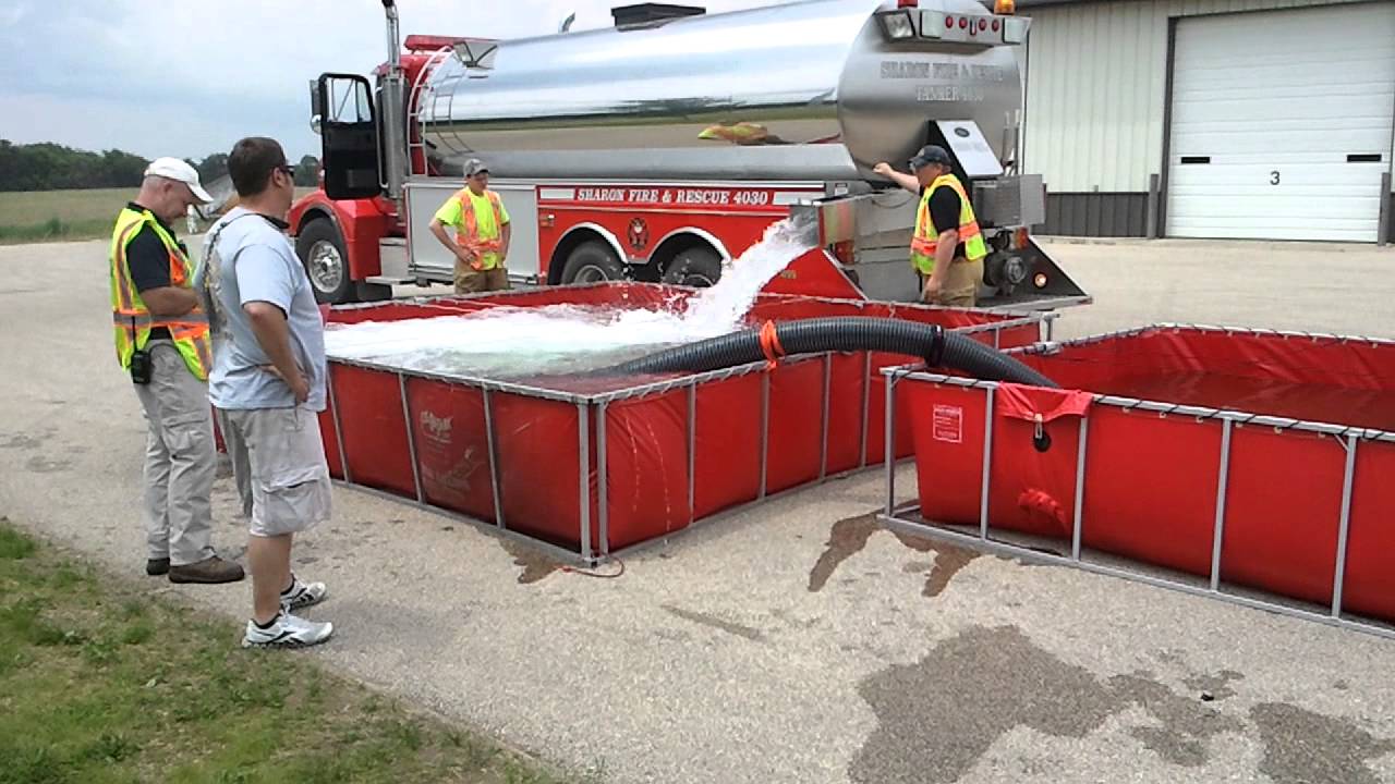 Town of Turtle, Wisconsin ISO Water Shuttle Drill -- COPYRIGHT 2013 FOL-DA-TANK CO.