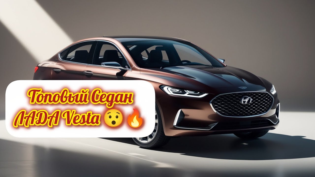 НОВАЯ LADA Vesta 2026 — Бордовый Стиль и Современный Дизайн! 😱🔥