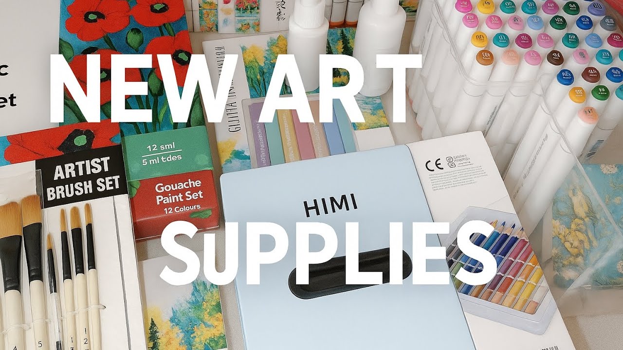 UNBOXING My new ART SUPPLIES ✨🖌️|| Artists Haul 2025|| New Tools, New Creating!  Art Supplies Unbox