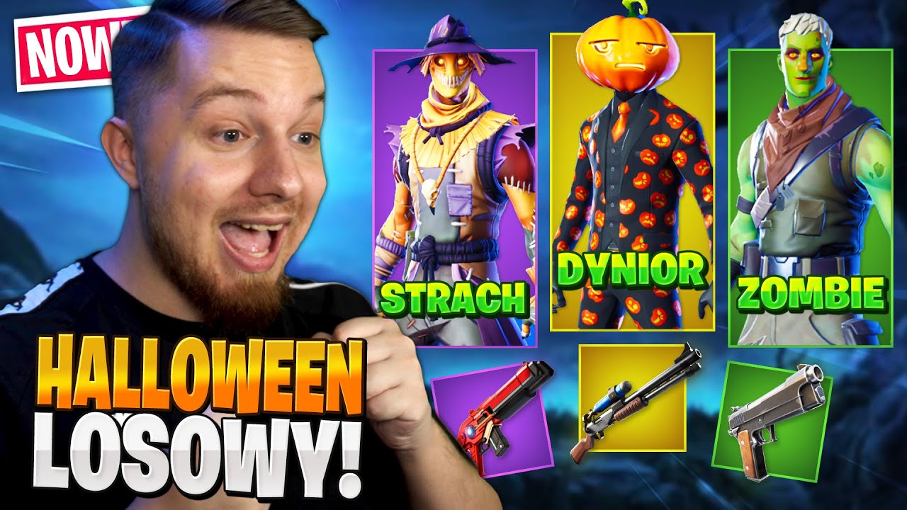 Losowy HALLOWEEN BOSS challenge w Fortnite ... (było STRASZNIE!)