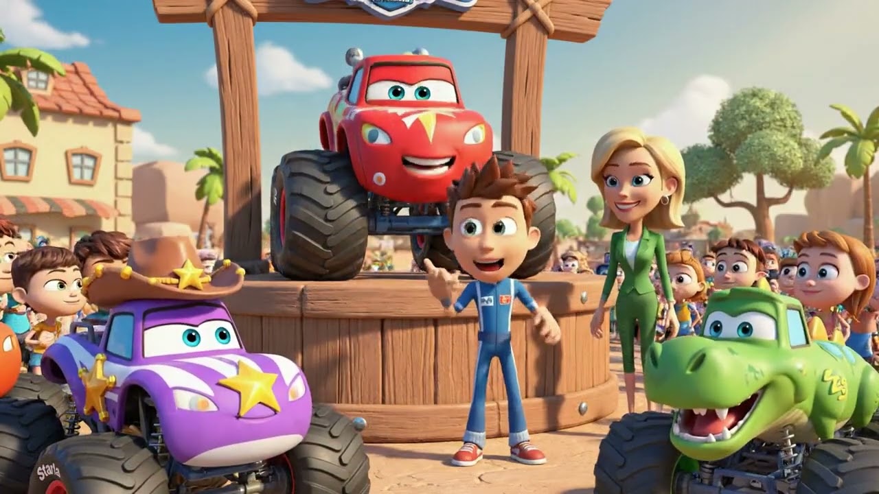 Blaze and the Monster Machines FULL Episode | The Golden Tire Statue Rescue! 🏆Kids Cartoons & STEM
