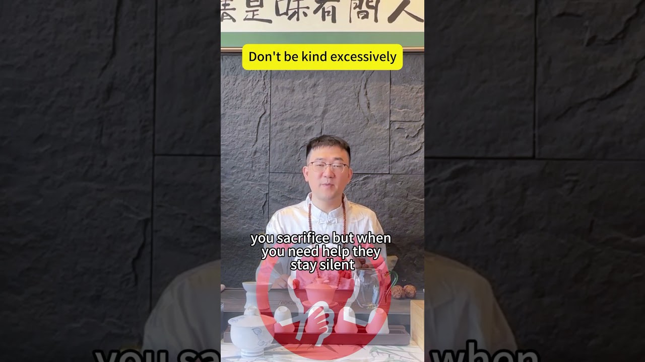 Don’t be kind excessively #energy #fengshui #wealth #lucky