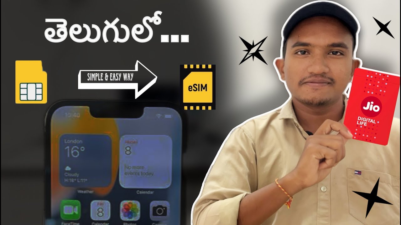 How to Convert Jio Physical Sim into eSim || in Telugu. || Jio Sim Activation in Telugu. @NaaniTech