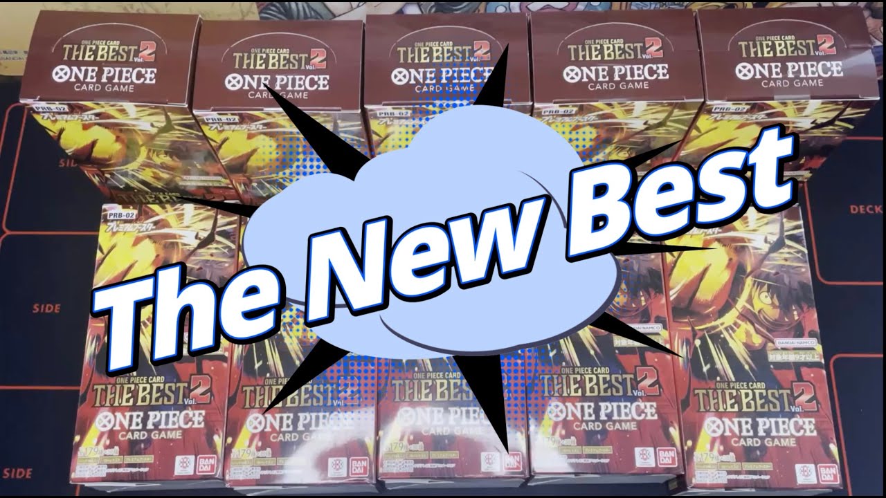 Opening Half Case of NEW One Piece PRB-02 The Best Booster Box