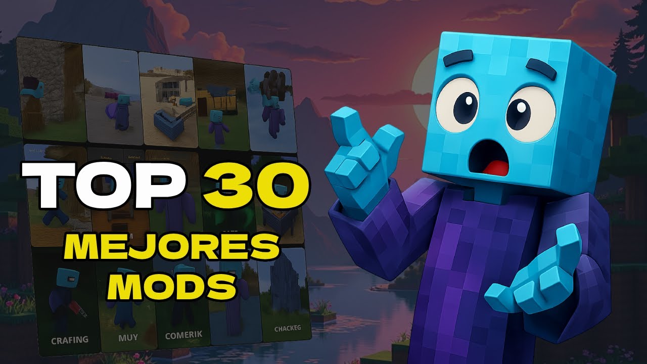 TOP 30 MODS QUE DEBES PROBAR ESTE MES en Minecraft