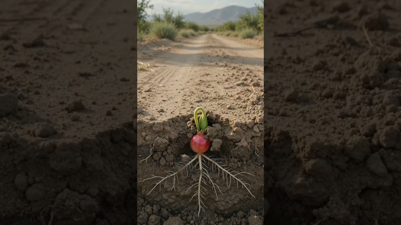 A Tiny seed | 4k #lifecycle #plantlife #nature #naturestories #subhanallah #allahcreation