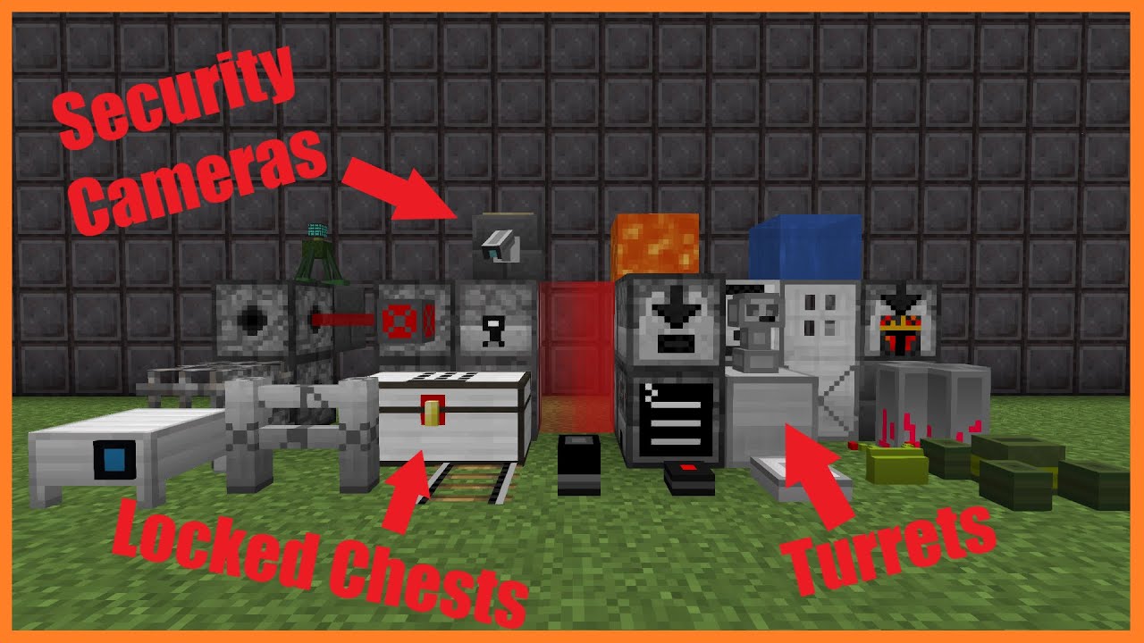 Guide to SecurityCraft, defend your minecraft base (mod) 16.5, 18.2, 19.5, 20
