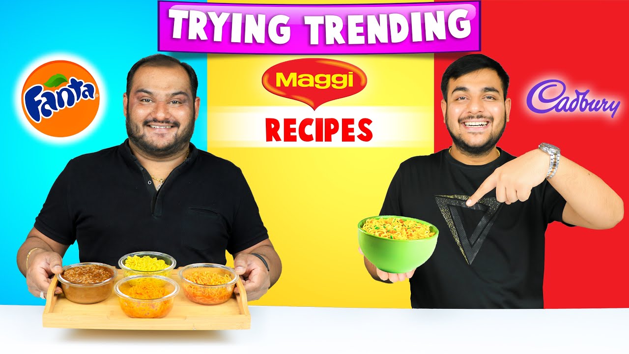 Trying Trending Maggi Noodles Recipes | Eating Weird Maggi Noodles | Viwa Food World
