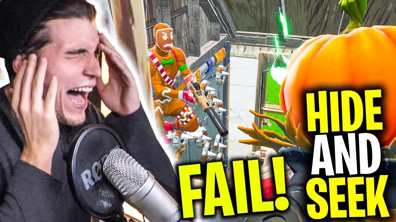 NOOB stirbt in FORTNITE 0 IQ Falle | Hide and Seek mit Paluten,Zombey & Maudado