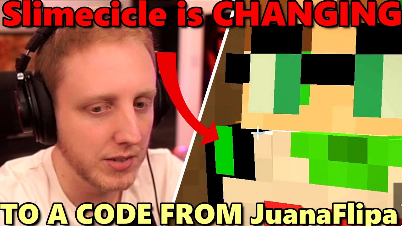 Philza сообщает, что Slimecicle использует код от Juana Flipa на QSMP Minecraft