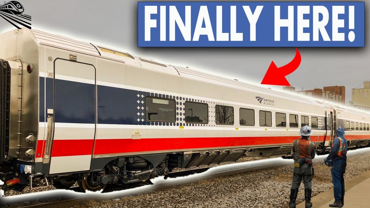 Утечка информации о вагоне Amtrak Midwest Venture Cab, будущее расширение в Мичигане...