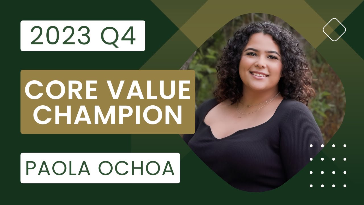 Farmer Law PC - 2023 Q3 Core Values Champion - Paola Ochoa
