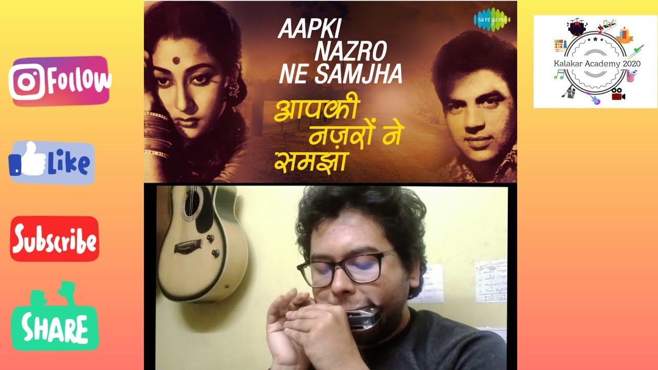 |Aap Ki Nazron Ne Samjha|Harmonica Cover|Lata Mangeshkar|Anpadh|Ranit Sir|Ranit Ghosh