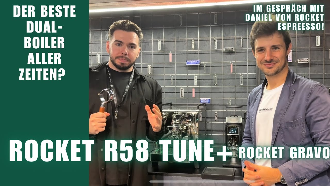 Rocket R58 TUNE -Die neue Dual Boiler Sensation! Exklusiv auf der Host Messe Mailand ☕️🚀