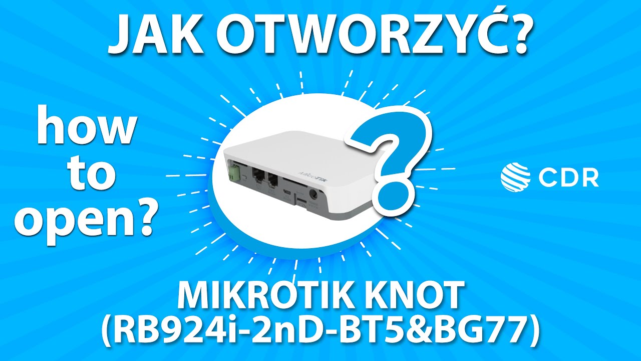 Jak otworzyć MikroTik KNOT RB924i-2nD-BT5&BG77