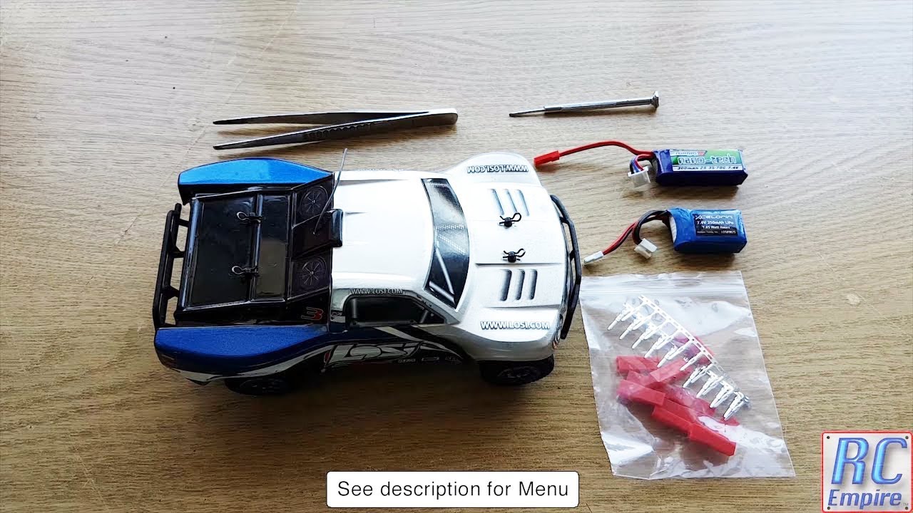 Connector Conversion - Molex 2 Pin to JST - Ft. Losi Micro SCT