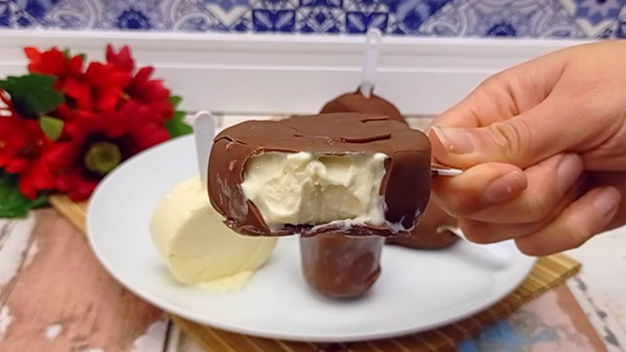 ✅Muito cremoso! sem forminha faça esse sorvete caseiro simples e fácil de fazer