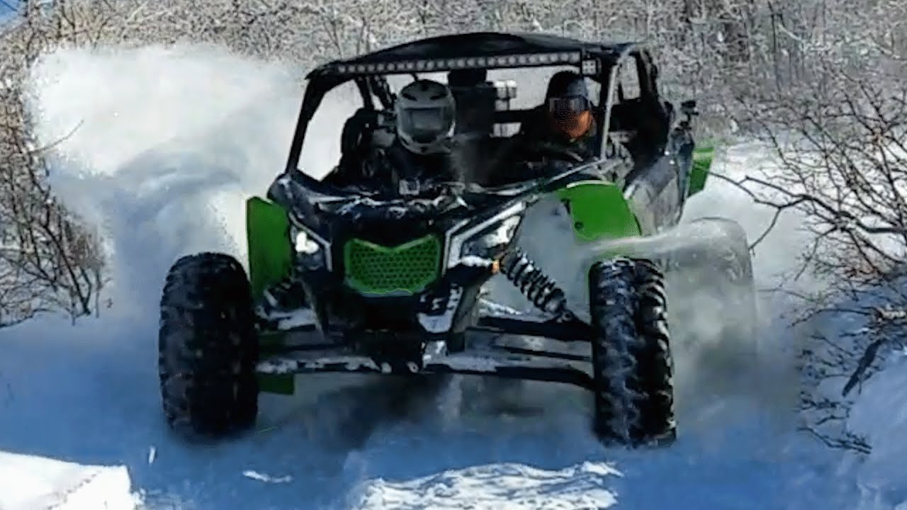 CAN AM MAVERICK X3 XRS VS RZR TURBO REVIEW SNOWY MOUNTAIN TRAIL