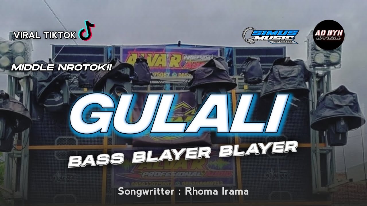 DJ GULALI MIDDLE NROTOK BASS BLAYER BLAYER || TRAP x PARTY TERBARU