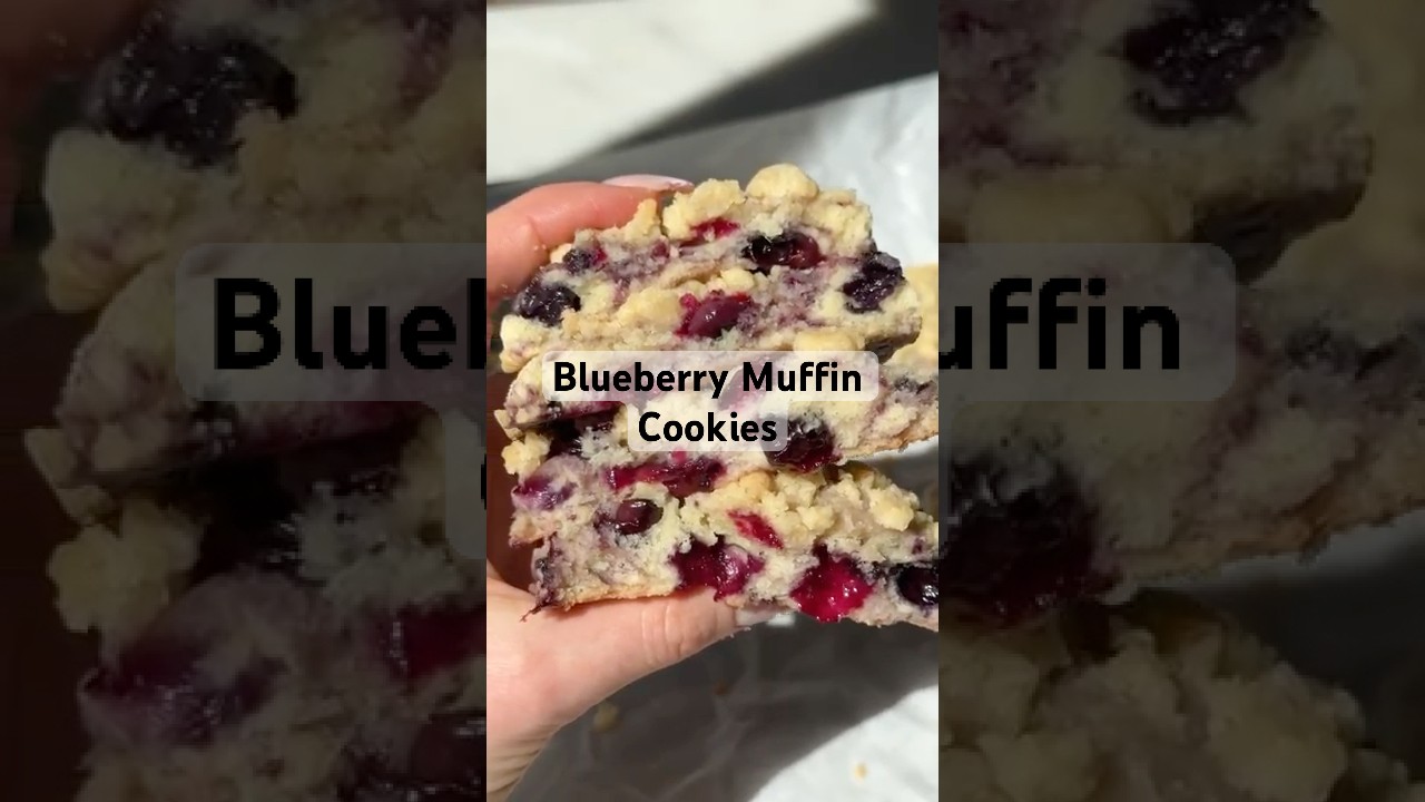 Blueberry Muffin Cookies