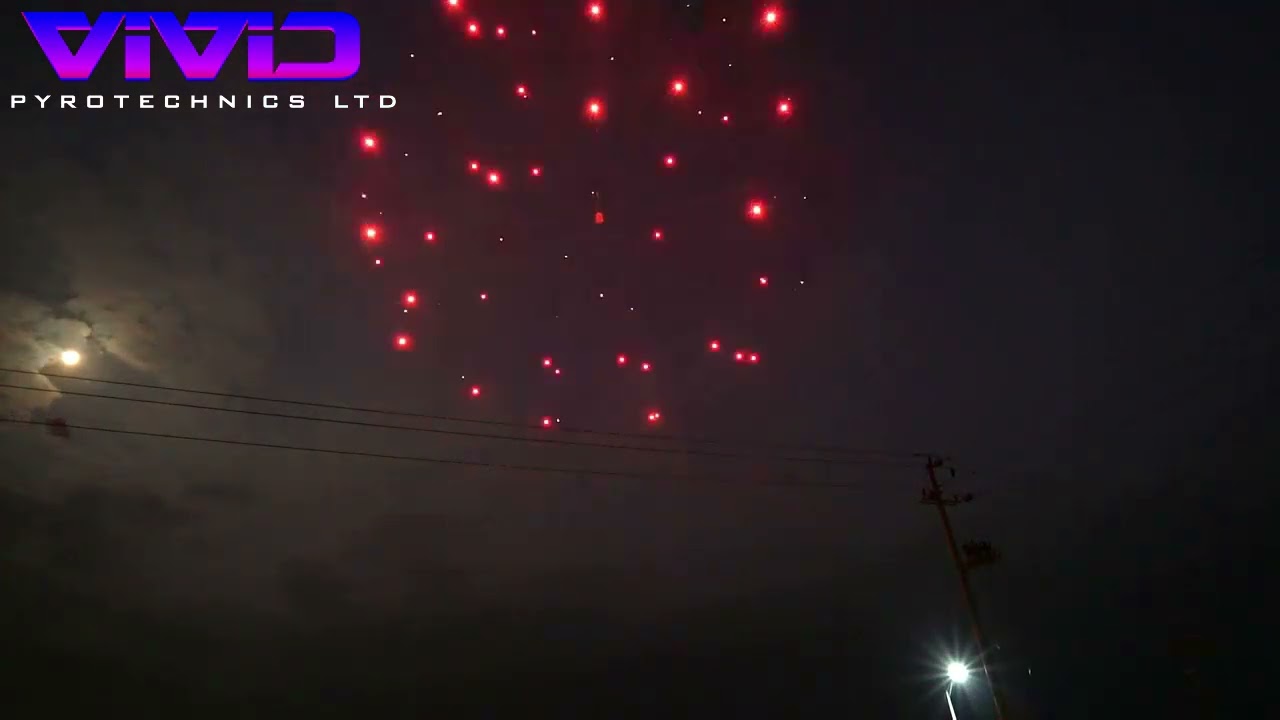 VIV4S SBRS | 4"/100mm Shell | Sky Blue to Red Strobe