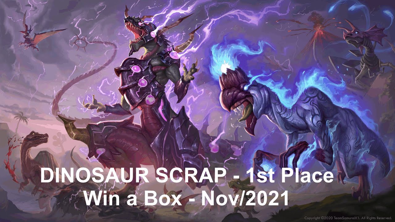 Dinosaur Scrap 1st Place Win a Box Nov/2021