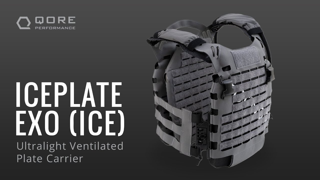 Ultralight Minimalist Plate Carrier: ICEPLATE EXO Gen 1 by Qore Performance® (DISCONTINUED)