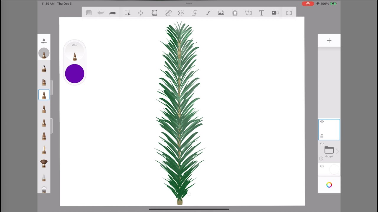 Make your own stamp brushes in Sketchbook