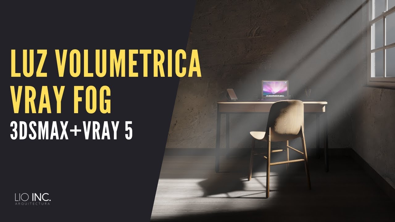 Cómo crear LUZ VOLUMETRICA en tu RENDER - 3dsmax y Vray 5
