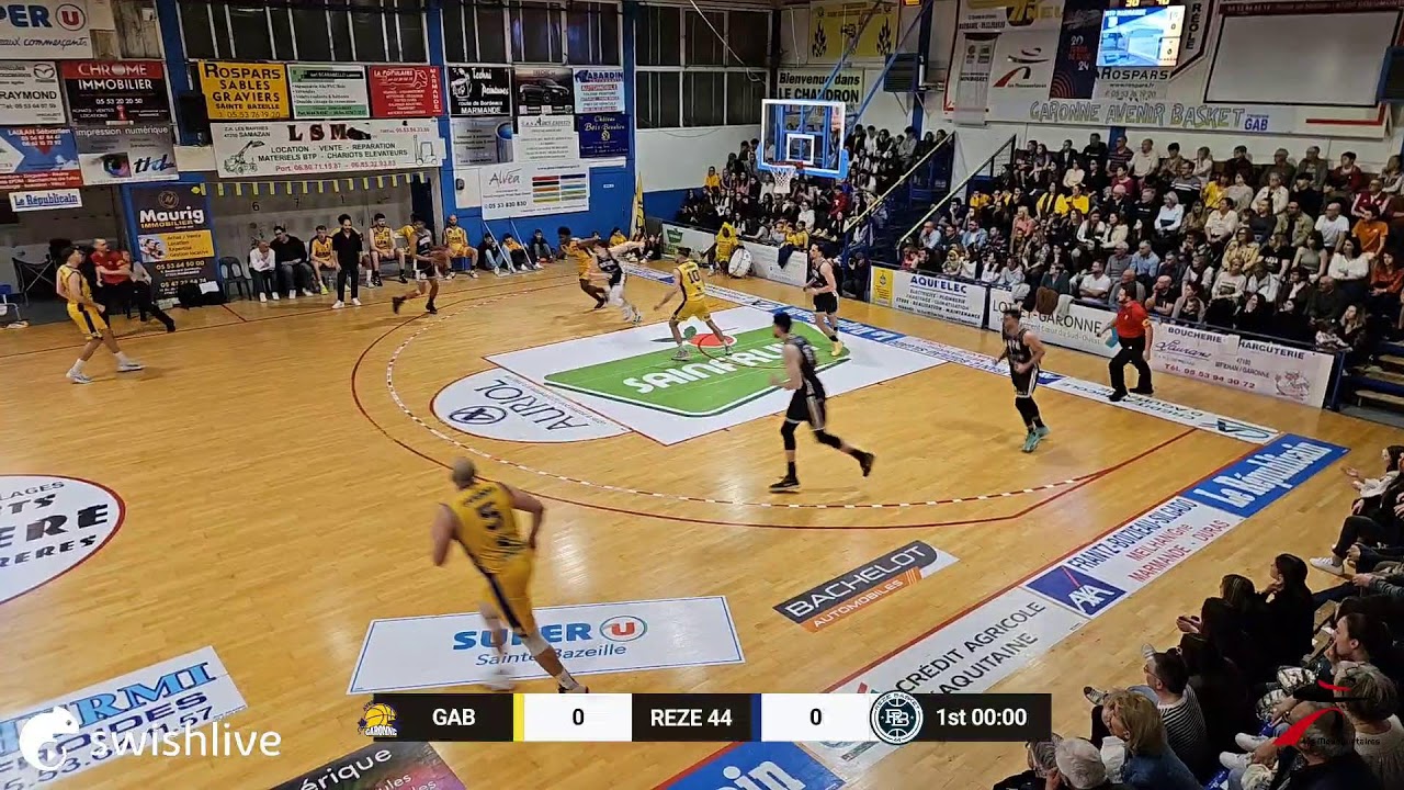 NM2 : Championnat J22
GAB VS REZE 44