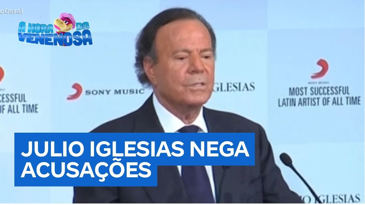 Julio Iglesias nega acusações de assédio de ex-funcionárias: 'Profundamente triste'