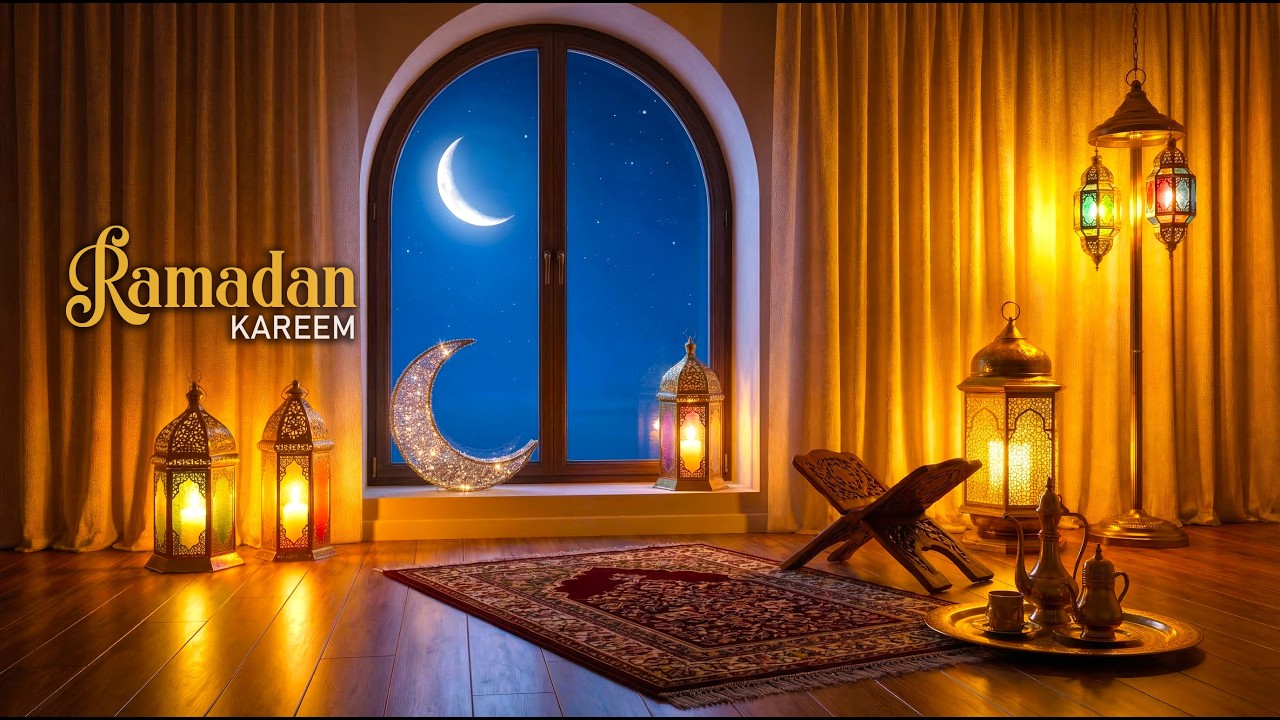 Ramadan Serenity 🌙 Relaxing Islamic Instrumental Music for Meditation & Study