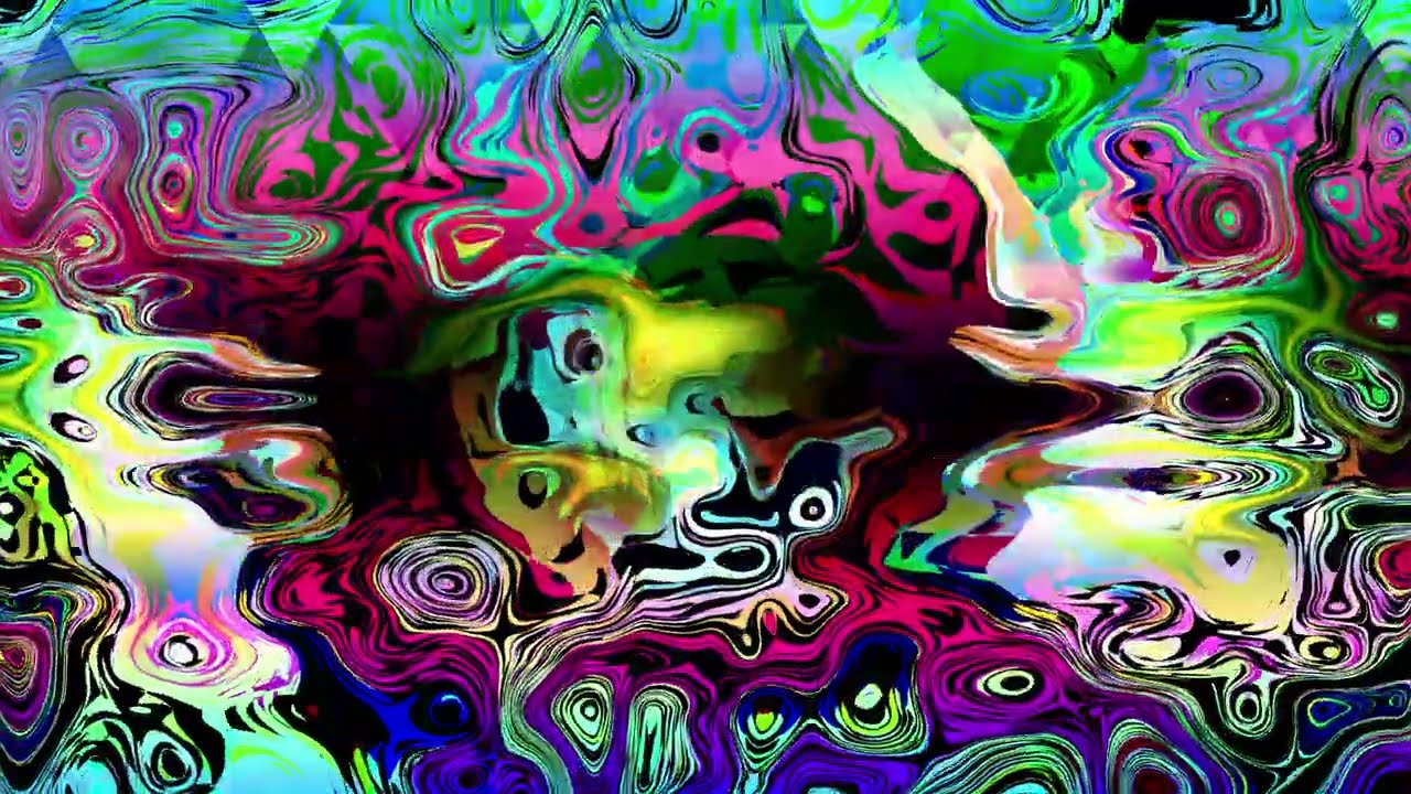 Abstract video synthesis loop 4K 60fps 300secs E9zG 065