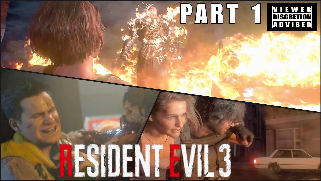Resident Evil 3 Remake First Playthough Part 1 