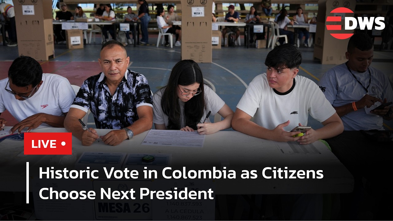 LIVE: Colombia Presidential Election Sees Massive Turnout Across Country | DWS News | AC14