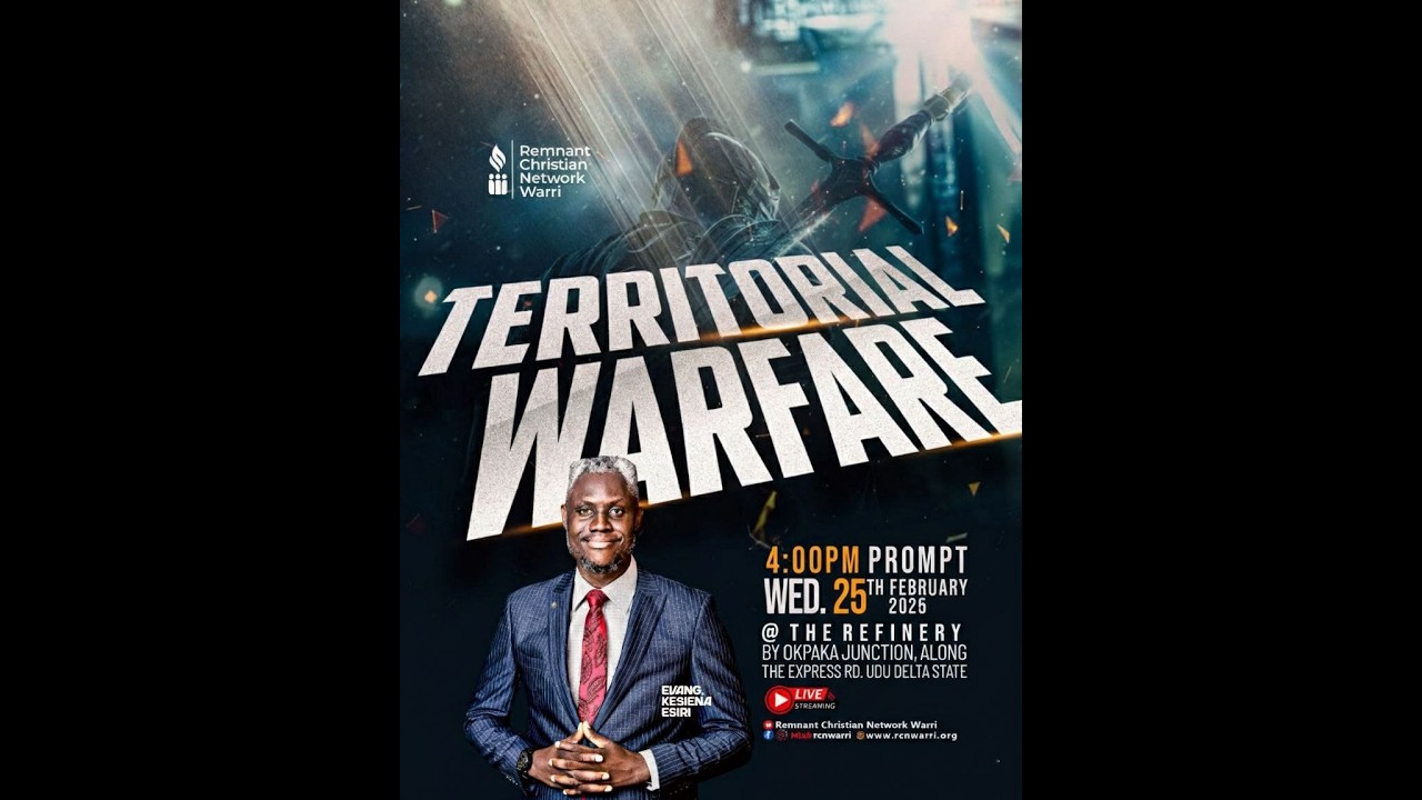 WEDNESDAY PRAYERS || TERRITORIAL WARFARE || EVANG. KESIENA ESIRI