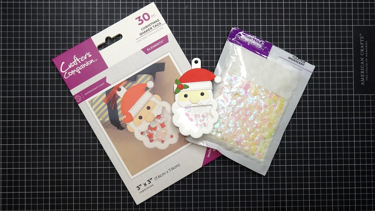 Crafter's Companion Christmas Shaker Tag Bundle Review Tutorial! So Cute!
