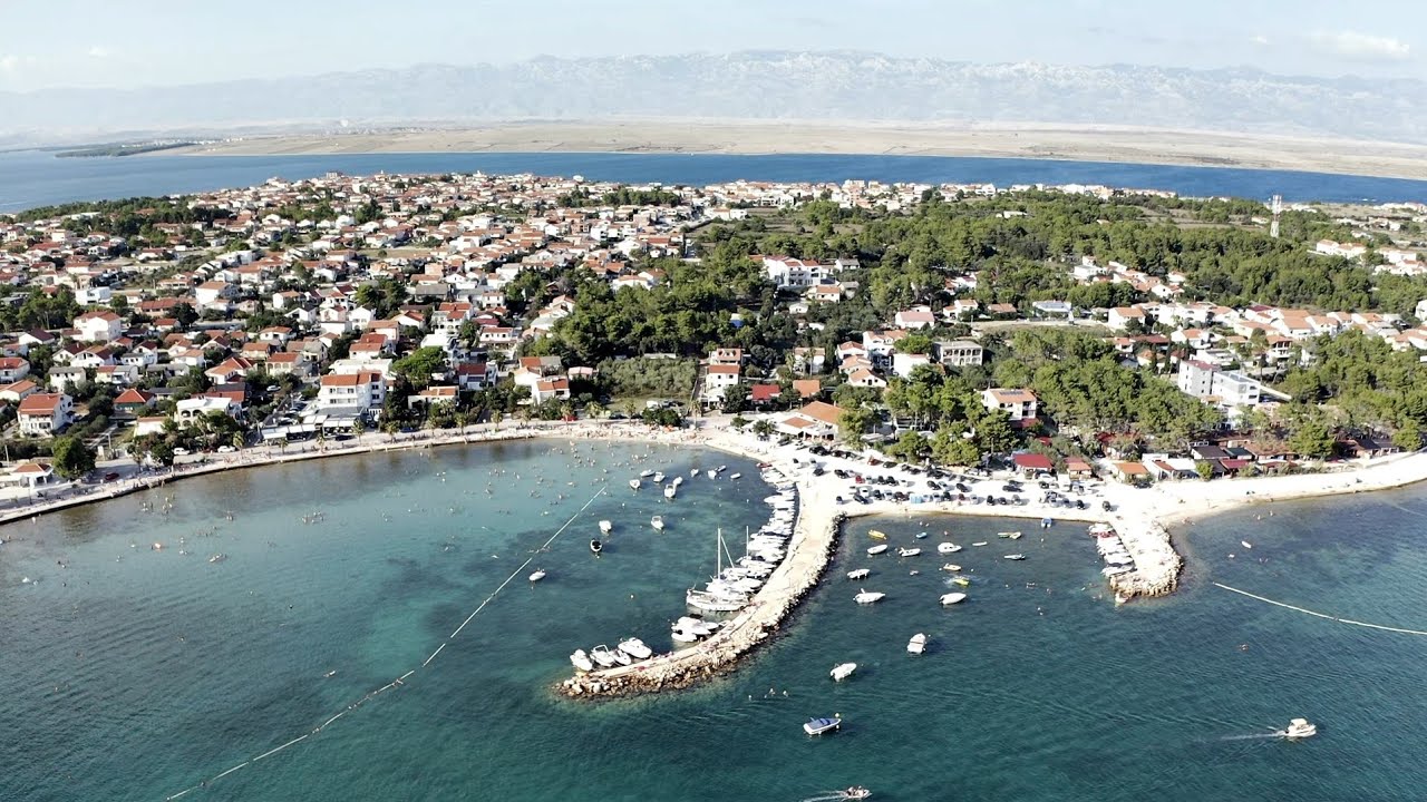 Beaches on Island Vir in Croatia 4K