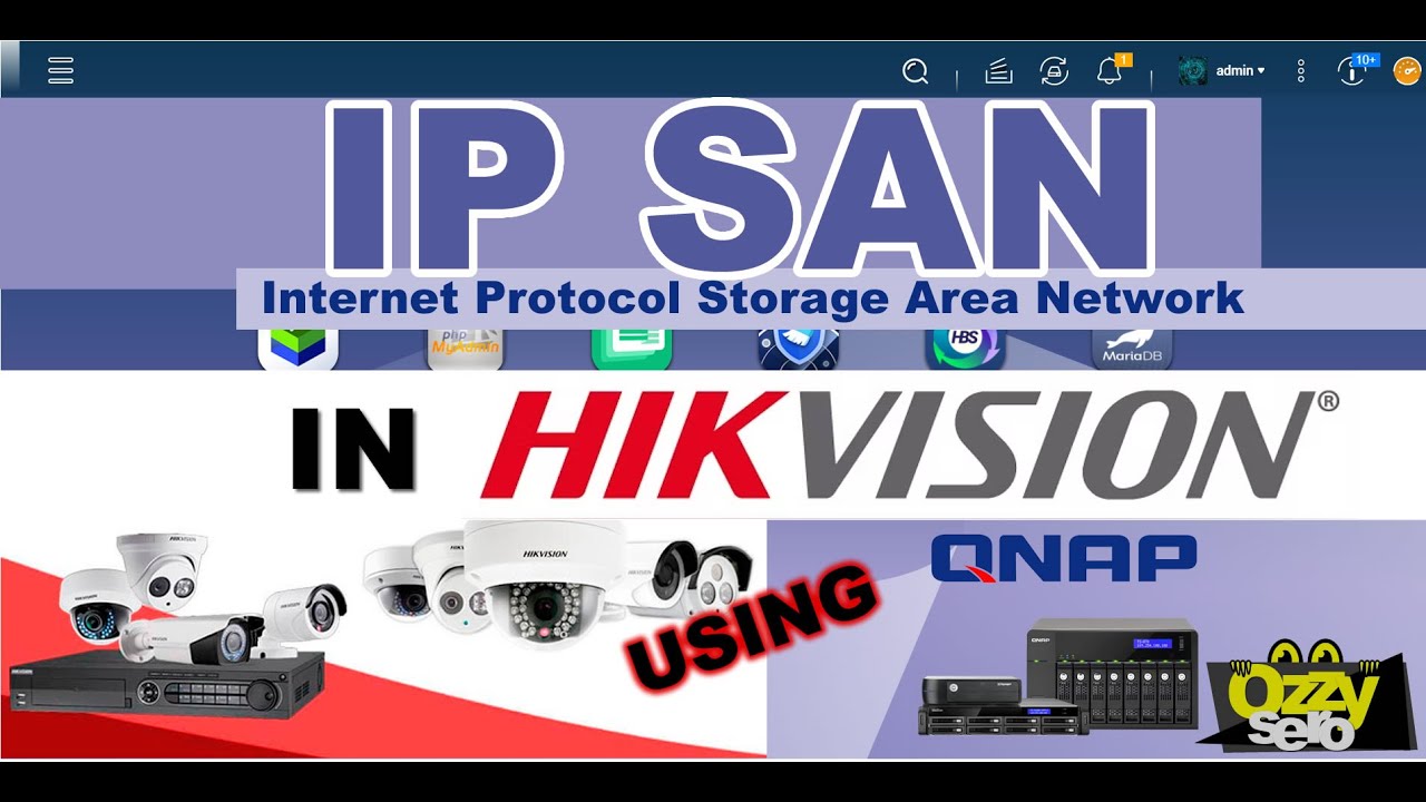 Настройка хранилища QNAP NAS iSCSI в качестве хранилища IP SAN для Hikvision NVR | Hikvision IP S...