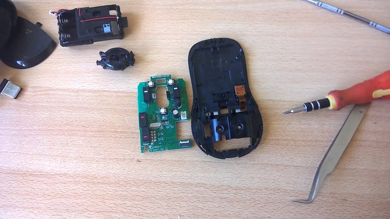 Logitech M510 disassembly and assembly