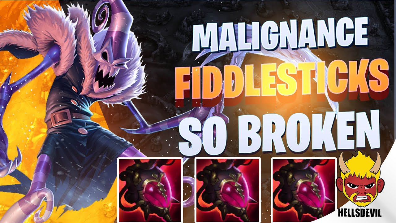 WILD RIFT | MALIGNANCE FIDDLESTICKS IS BROKEN! | Challenger Fiddlesticks Gameplay | Guide & Build