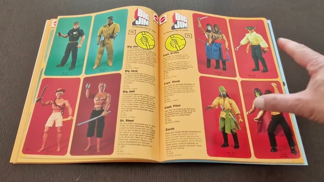 Mattel Händlerkatalog (mit Big Jim) 1978